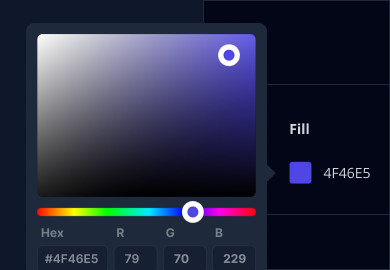 Color Picker component preview